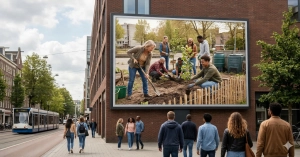 사회적 가치 실전 모습 전광판