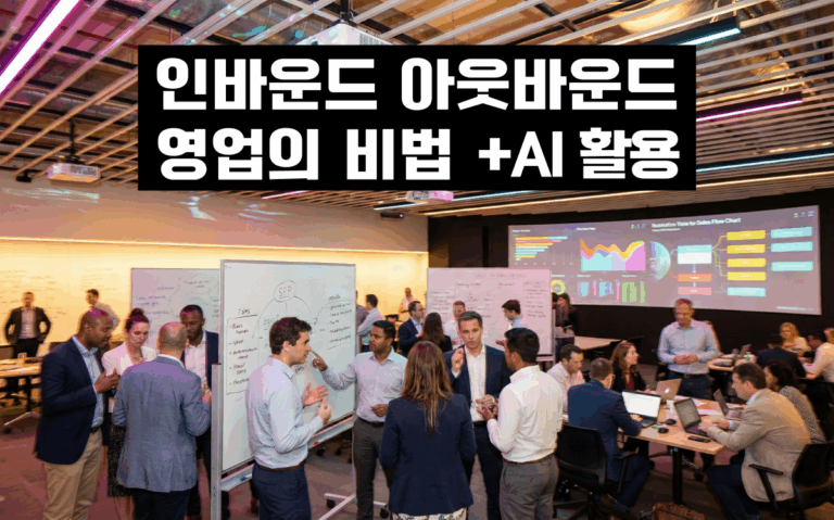 마케팅아카데미 인바운드 아웃바운드 영업의 비법 + AI 활용 강의 - 영업 배틀카드 활용 및 EVC 가치 제안 협상 스킬 교육